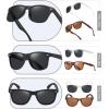 image:imageRetro Rewind Polarized Sunglasses for Men and Women  UV Protection Classic Sun Glasses3pack Matte Black  Matte White  Tortoise