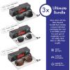 image:imageRetro Rewind Polarized Sunglasses for Men and Women  UV Protection Classic Sun Glasses3pack Matte Black  Matte White  Tortoise