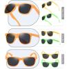 image:imageRetro Rewind Polarized Sunglasses for Men and Women  UV Protection Classic Sun Glasses3pack Tangerine  Yellow  Lime