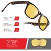 image:imageRetro Rewind Polarized Sunglasses for Men and Women  UV Protection Classic Sun GlassesGloss Tortoise  Yellow Night Driving