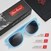 image:imageRetro Rewind Polarized Sunglasses for Men and Women  UV Protection Classic Sun GlassesMatte Baby Blue  Smoke