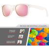 image:imageRetro Rewind Polarized Sunglasses for Men and Women  UV Protection Classic Sun GlassesMatte Beige  Revo Pink