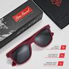 image:imageRetro Rewind Polarized Sunglasses for Men and Women  UV Protection Classic Sun GlassesMatte Burgundy  Smoke