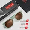 image:imageRetro Rewind Polarized Sunglasses for Men and Women  UV Protection Classic Sun GlassesMatte Olive Gray  Brown