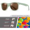 image:imageRetro Rewind Polarized Sunglasses for Men and Women  UV Protection Classic Sun GlassesMatte Olive Gray  Brown