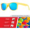 image:imageRetro Rewind Polarized Sunglasses for Men and Women  UV Protection Classic Sun GlassesMatte Yellow  Revo Ice Blue