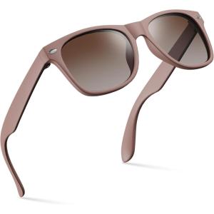 image:imageRetro Rewind Kids Sunglasses for Boys Girls Age 312  Shatterproof UV400 Toddler Children Sun GlassesTaupe  Gradient Brown