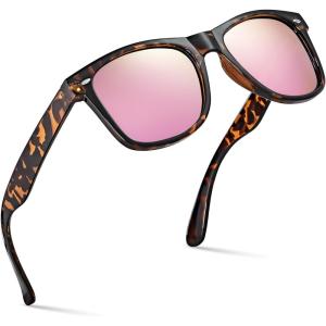 image:imageRetro Rewind Polarized Sunglasses for Men and Women  UV Protection Classic Sun GlassesGloss Tortoise  Revo Pink