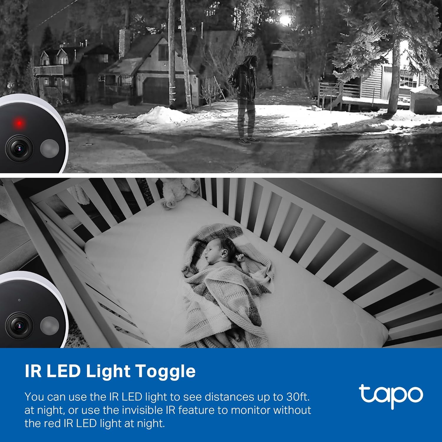 Tapo TPLink 2K QHD Security Camera IndoorOutdoor     Color Night Vision Free PersonPetVehicle Detection Invisible IR Mode SD Storage C120IndoorOutdoor