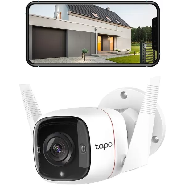 TPLink  MagCam 2024 PCMag Editors Choice ampamp Wirecutter Recommended Outdoor Security Camera 2K Battery Magnetic Mount Wireless Camera 150 FOV SDCloud Storage PersonVehicle DetectionWhite
