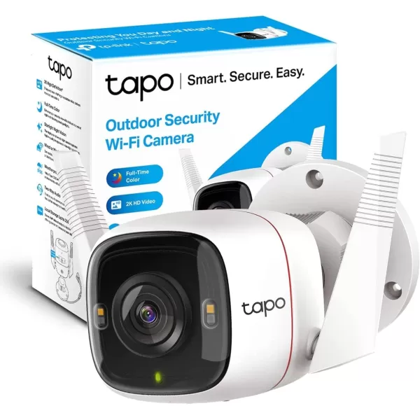 TPLink  MagCam 2024 PCMag Editors Choice ampamp Wirecutter Recommended Outdoor Security Camera 2K Battery Magnetic Mount Wireless Camera 150 FOV SDCloud Storage PersonVehicle DetectionWhite