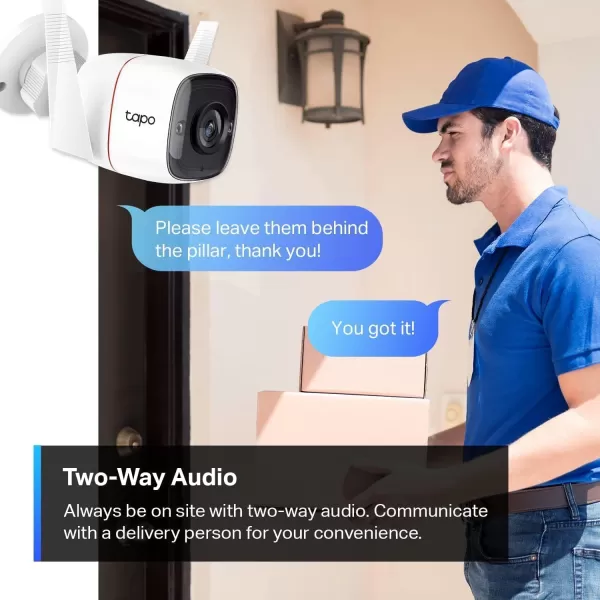 TPLink  MagCam 2024 PCMag Editors Choice ampamp Wirecutter Recommended Outdoor Security Camera 2K Battery Magnetic Mount Wireless Camera 150 FOV SDCloud Storage PersonVehicle DetectionWhite