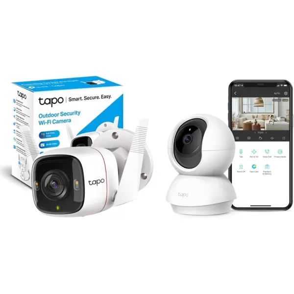 TPLink  MagCam 2024 PCMag Editors Choice ampamp Wirecutter Recommended Outdoor Security Camera 2K Battery Magnetic Mount Wireless Camera 150 FOV SDCloud Storage PersonVehicle DetectionWhite
