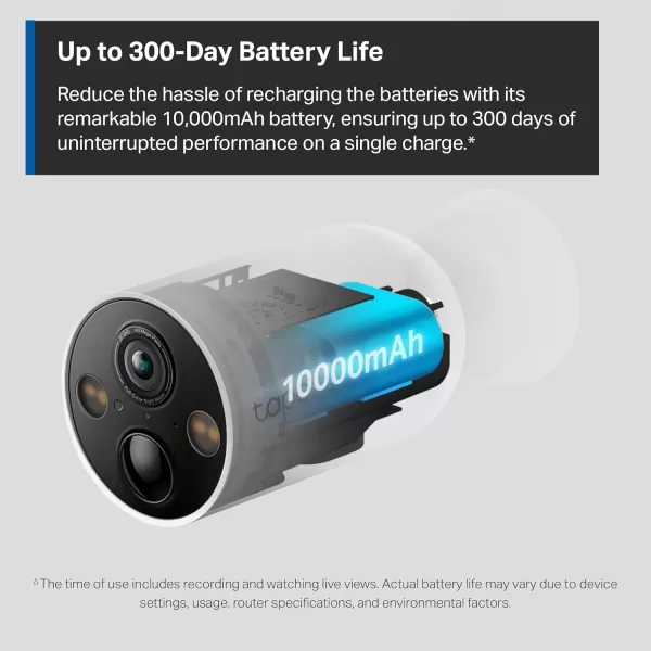 TPLink  MagCam 2024 PCMag Editors Choice ampamp Wirecutter Recommended Outdoor Security Camera 2K Battery Magnetic Mount Wireless Camera 150 FOV SDCloud Storage PersonVehicle DetectionWhite