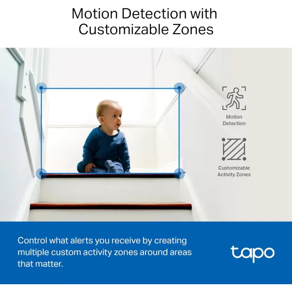 TPLink Tapo 2K QHD PanTilt WiFi Camera  Apple HomeKit  Physical Privacy Mode  Color Night Vision  Motion Tracking  2Way Audio  LocalCloud Storage  Works wAlexaampampGoogle Home  Tapo C225White