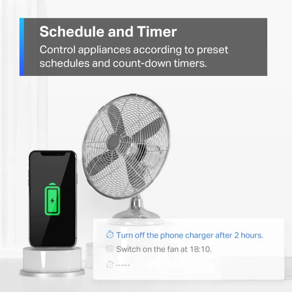 TPLink Tapo Apple HomeKit Smart Plug Mini Compact Design 15A1800W Max Super Easy Setup Works with Siri Alexa ampamp Google Home UL Certified 24G WiFi Only White Tapo P1254PackHomeKit Compatible