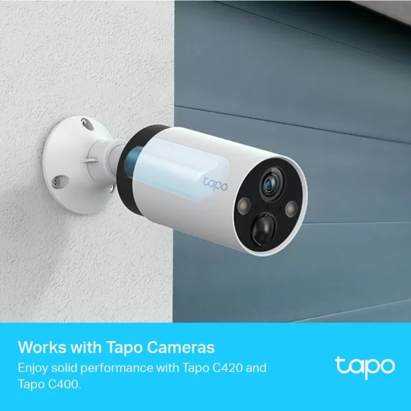 TPLink Tapo Battery Pack Rechargeable 6700mAh Large Battery Capacity Compatible with Tapo C420 and Tapo C400 Charging Protection Tapo A100
