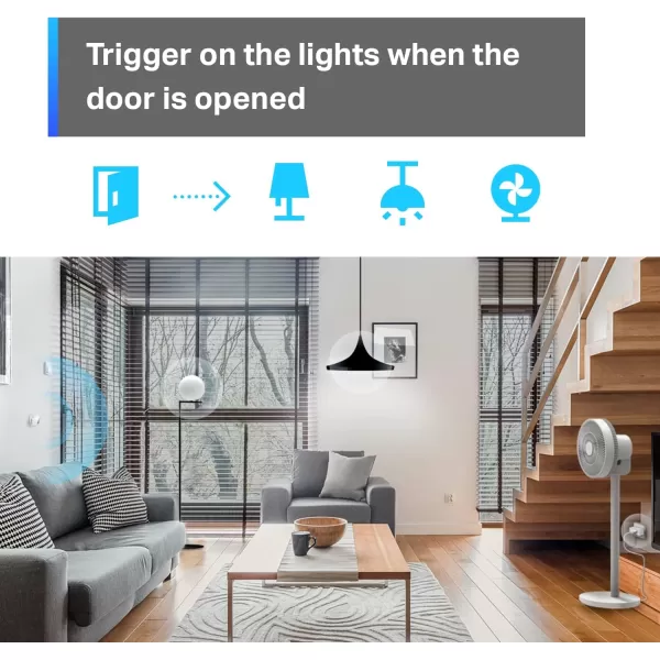 TPLink Tapo Motion Sensor Requires Tapo Hub Long Battery Life wSub1G LowPower Wireless Protocol Wide Range Detection Adjustable Sensitivity RealTime Notification Smart Action Tapo T100Motion Sensor