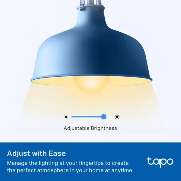 TPLink Tapo Smart Light Bulbs 16M Colors RGBW Dimmable Compatible with Alexa and Google Home A19 60W Equivalent 800LM CRIampgt90 24GHz WiFi only No Hub Required Tapo L530E4Pack4Pack