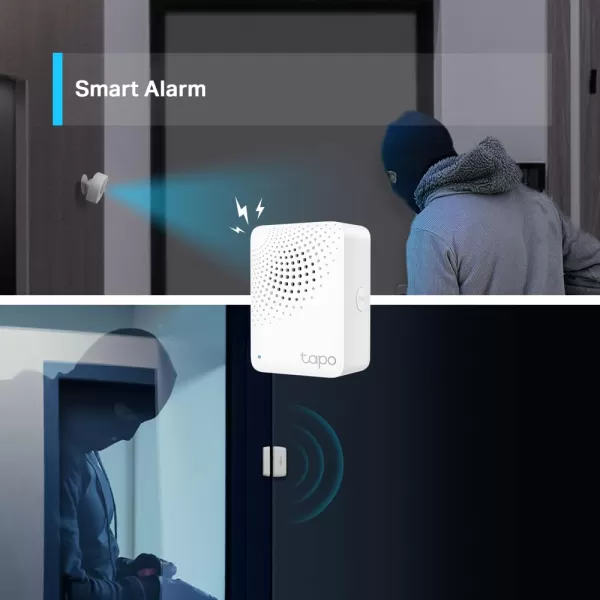 TPLink Tapo Smart Temperature and Humidity Monitor  Requires Tapo Hub  27quot EInk Display  SwissMade Sensor  LongLasting Performance  RealTime Notification  Visual Graphics  Tapo T315Temperature Sensor  Hub Bundle