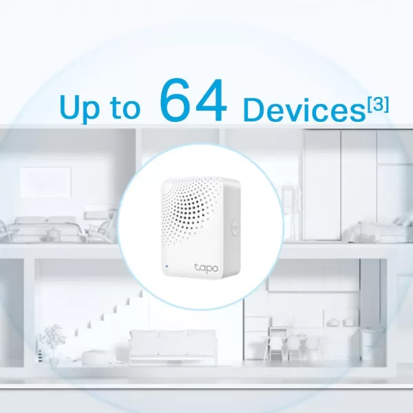 TPLink Tapo Smart Temperature and Humidity Monitor  Requires Tapo Hub  27quot EInk Display  SwissMade Sensor  LongLasting Performance  RealTime Notification  Visual Graphics  Tapo T315Temperature Sensor  Hub Bundle