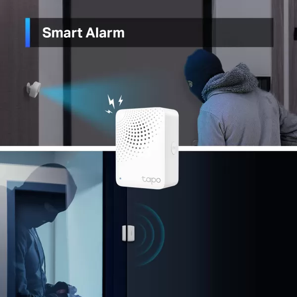 TPLink Tapo Smart Temperature and Humidity Monitor  Requires Tapo Hub  27quot EInk Display  SwissMade Sensor  LongLasting Performance  RealTime Notification  Visual Graphics  Tapo T315Temperature Sensor w Display  Hub Bundle