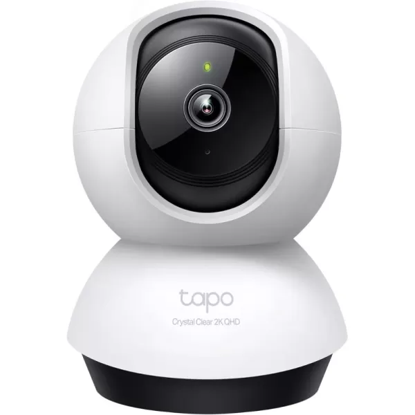 TPLink Tapo 2K QHD PanTilt WiFi Camera  Apple HomeKit  Physical Privacy Mode  Color Night Vision  Motion Tracking  2Way Audio  LocalCloud Storage  Works wAlexaampampGoogle Home  Tapo C225White