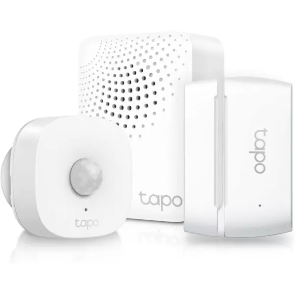 TPLink Tapo Door Sensor Mini REQUIRES Tapo Hub Long Battery Life w Sub1G LowPower Wireless protocol Contact Sensor 15mm Wide Gap Allowed RealTime Notification Smart Action Tapo T110Contact Sensor  Motion Sensor  Hub Bundle