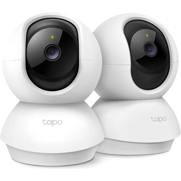 Tapo TPLink 2K PanTilt Indoor Security Camera for Baby Monitor Pet Camera  Motion Detection ampamp Tracking  2Way Audio  Cloud ampamp SD Card Storage  Works wAlexa ampamp Google Home  Black C211White