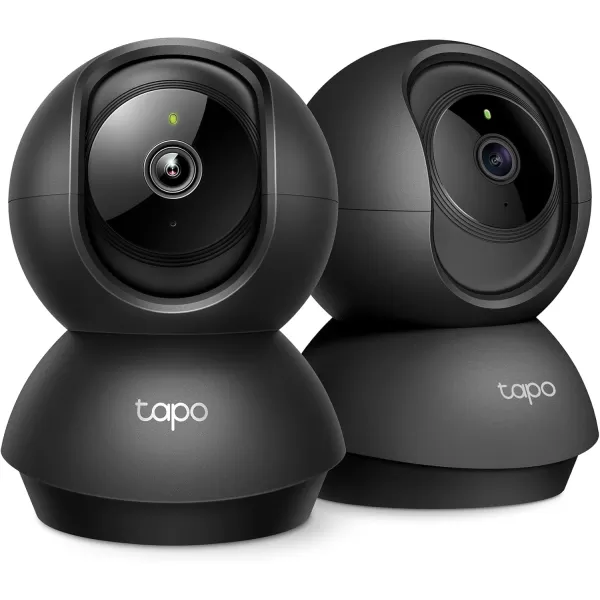 Tapo TPLink 2K PanTilt Indoor Security Camera for Baby Monitor Pet Camera  Motion Detection ampamp Tracking  2Way Audio  Cloud ampamp SD Card Storage  Works wAlexa ampamp Google Home  Black C211Black