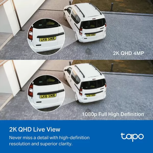 Tapo TPLink 2K QHD Floodlight Camera for Outdoor Security Wired 2800 Lumens 270 MotionActivated Free VehiclePerson Detection No Subscription Required Works wAlexa ampamp Google Home C720