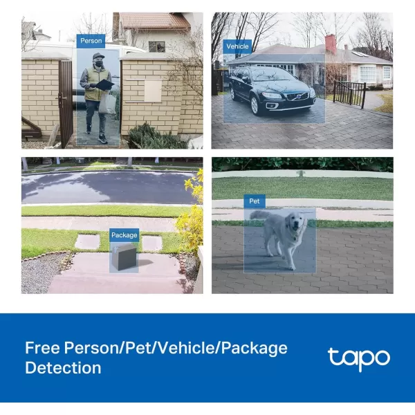Tapo TPLink Video Doorbell  Battery or Wired  180 UltraWide HeadtoToe View  Ring Call  2K QHD  Free PackagePerson Detection  Local ampamp Cloud Storage  Full Color Night Vision D225Wired
