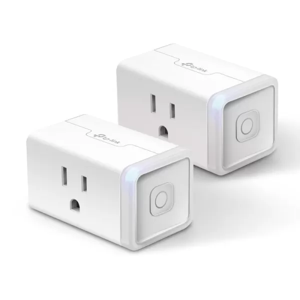 Kasa Smart Plug Ultra Mini 15A Smart Home WiFi Outlet Works with Alexa Google Home ampamp IFTTT No Hub Required UL Certified 24G WiFi Only 2 Count Pack of 1EP10P2  WhiteHomekit Compatible