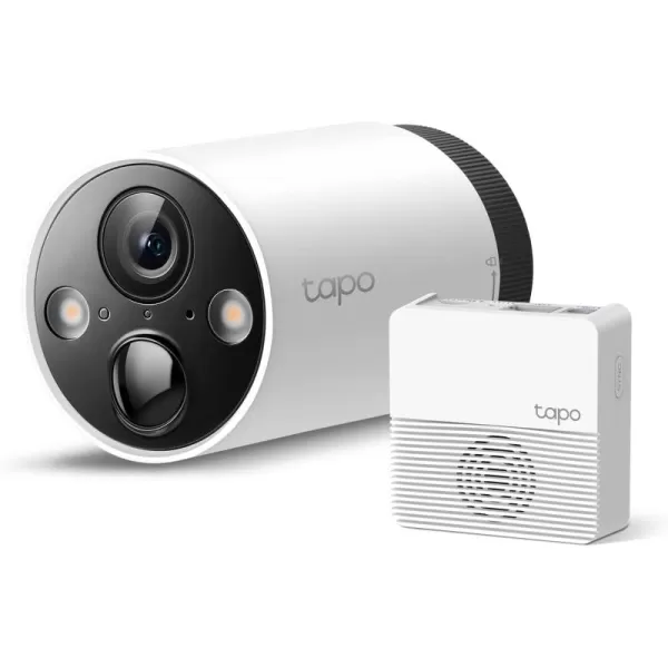 TPLink Tapo Outdoor Wireless Security Camera 2K QHD Color Night Vision Starlight Sensor MotionPersonVehicle Detection 180 Day Battery Works wAlexa ampamp Google Home 1Camera Tapo C420S11Camera System