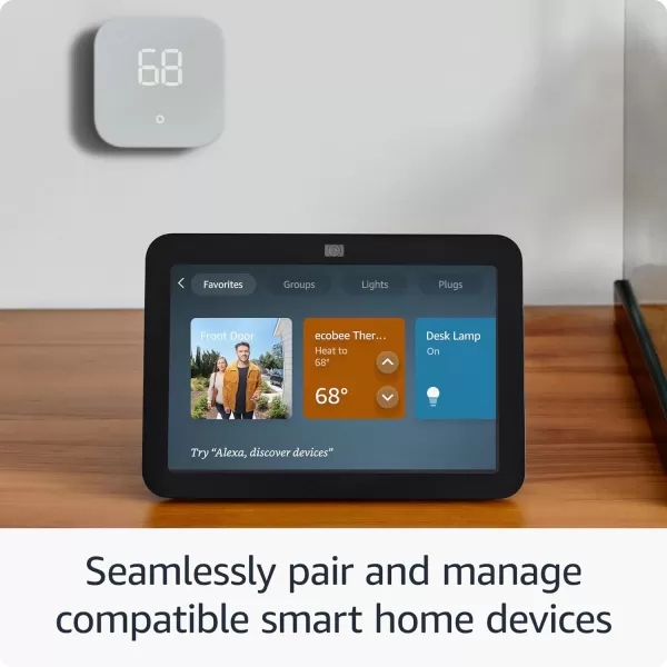Amazon Echo Show 8 3rd Gen 2023 release  With Spatial Audio Smart Home Hub and Alexa  CharcoalCharcoal