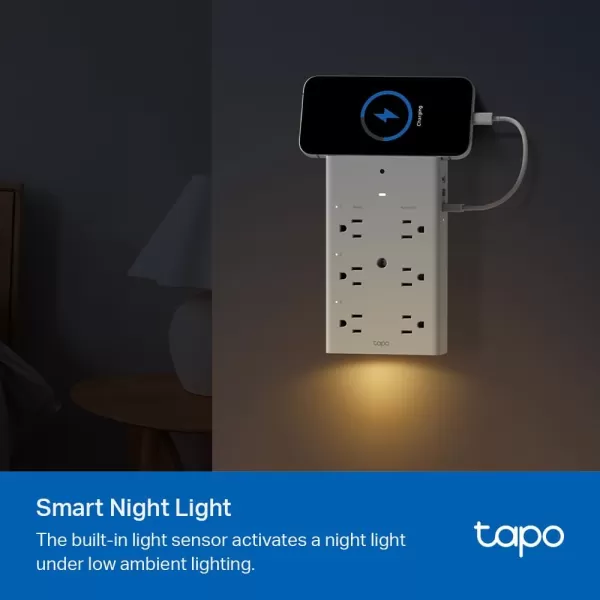TPLink Tapo Smart Dimmer Plug KIT Matter Compatible Wireless Dimmer Button Dual Outlets Max Power 300W Works wApple Home Alexa ampamp Google Home ETL Certified 24G WiFi White Tapo P135 KITApple Homekit Compatible