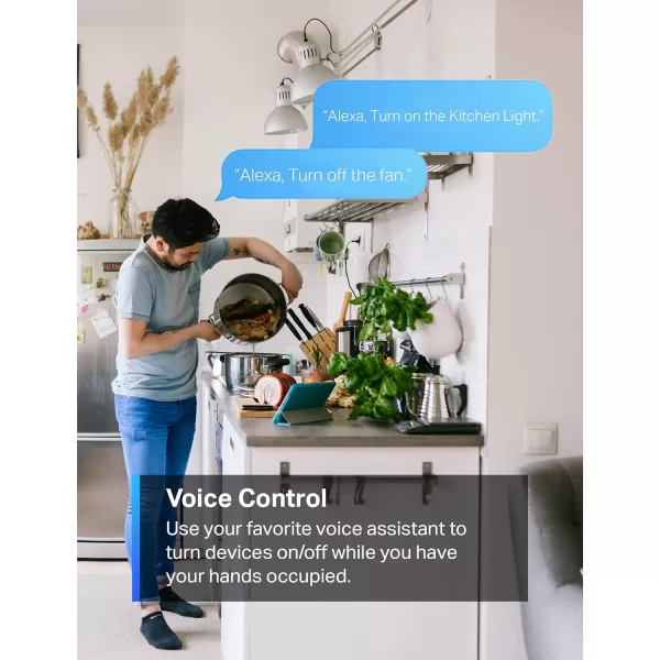 TPLink Tapo Smart Plug Mini 15A Smart Home WiFi Plug Super Easy Setup Compatible with Alexa ampamp Google Home No Hub Required UL Certified 24G WiFi Only White Tapo P1054PackUltra Mini