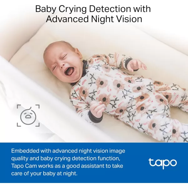 Tapo by TPLink 1080P Indoor Security Camera for Baby Monitor Pet Camera wMotion Detection 2Way Audio Night Vision Cloud ampamp SD Card Storage Works wAlexa ampamp Google Home Black C1014PackBlack
