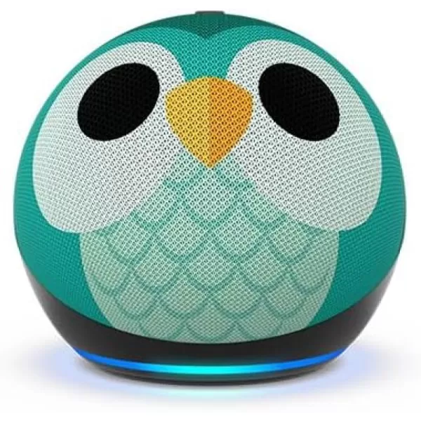 Amazon Echo Dot 5th Gen 2022 release Kids  Designed for kids with parental controls  OwlOwl