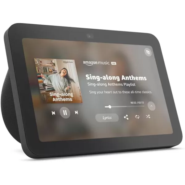 Amazon Echo Show 8 3rd Gen 2023 release  With Spatial Audio Smart Home Hub and Alexa  CharcoalCharcoal