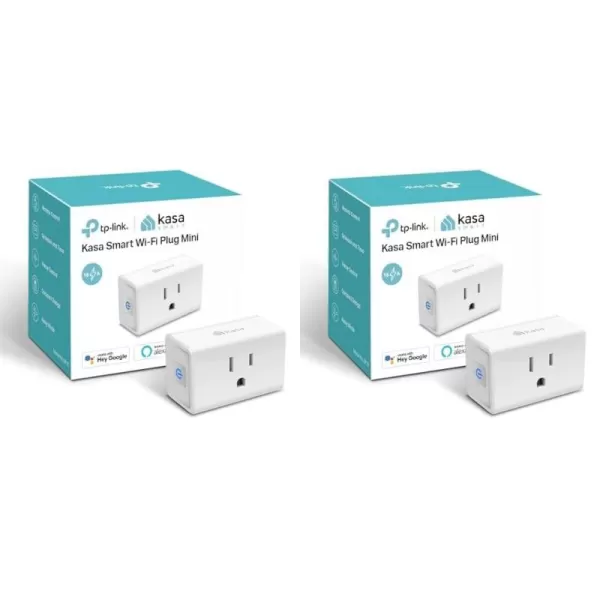 Kasa Smart Plug Ultra Mini 15A Smart Home WiFi Outlet Works with Alexa Google Home ampamp IFTTT No Hub Required UL Certified 24G WiFi Only 2 Count Pack of 1EP10P2  WhiteUltra Mini 1Pack