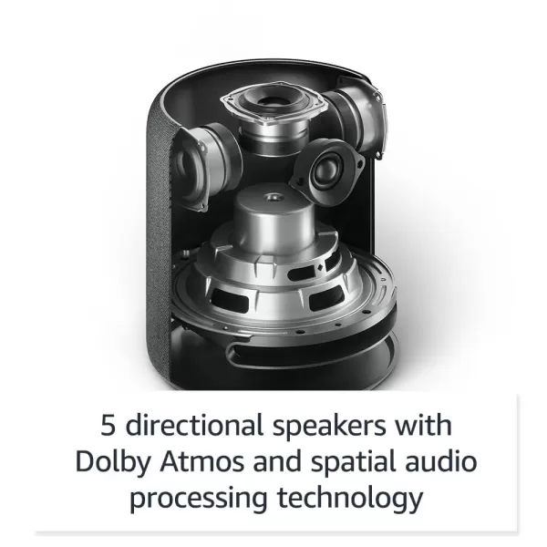 Echo Studio with TPLink Tapo Smart Color BulbCharcoal