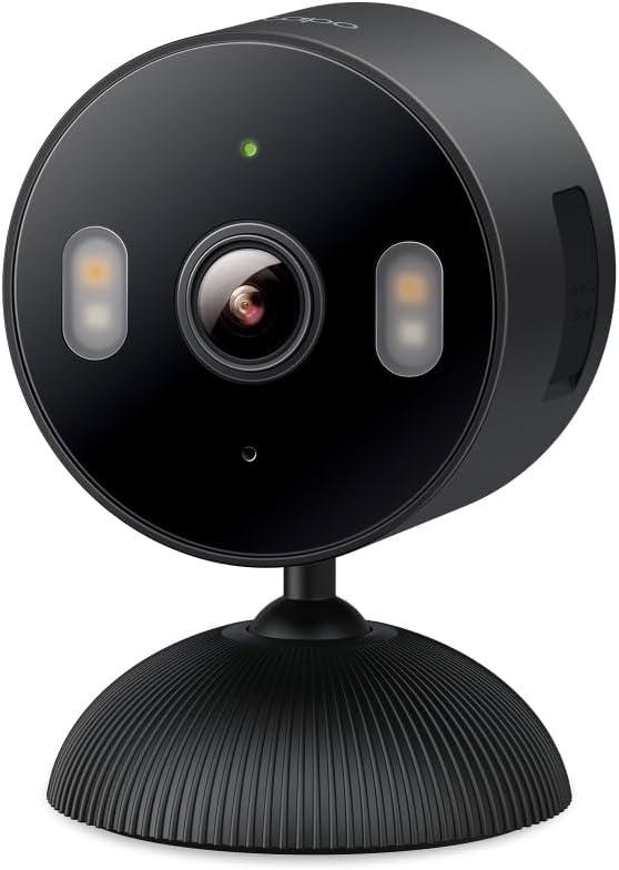 imageTapo 1080p IndoorOutdoor Security Camera  Free PersonMotionBaby Cry Detection Color Night Vision IP65 Weatherproof SDCloud Storage Works wAlexa ampamp Google Home HybridCamBlack
