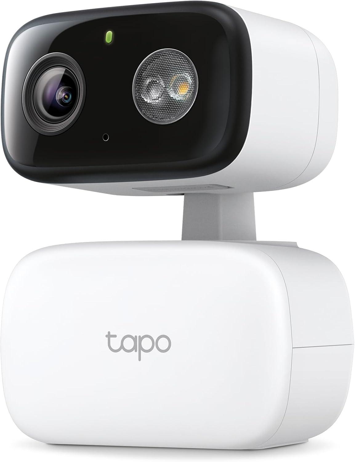imageTapo 1080p PanTilt IndoorOutdoor Security Camera  Free PersonBaby Cry Detect ampamp Motion Track 360 Pan Color Night Vision SDCloud Storage Works wAlexa ampamp Google Home HybridCam 360White