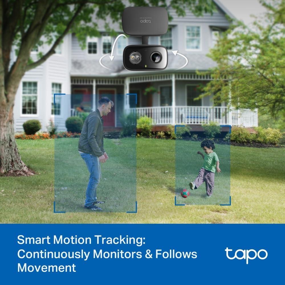 imageTapo 2K 3MP PanTilt IndoorOutdoor Security Camera  Free PersonBaby Cry Detect ampamp Motion Track 360 Pan Color Night Vision SDCloud Storage Works wAlexa ampamp Google Home HybridCam 360Black