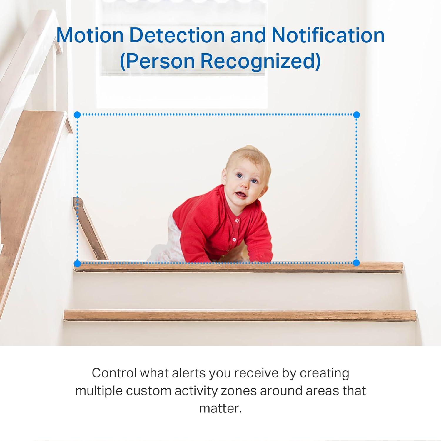 imageTapo 2K 3MP PanTilt IndoorOutdoor Security Camera  Free PersonBaby Cry Detect ampamp Motion Track 360 Pan Color Night Vision SDCloud Storage Works wAlexa ampamp Google Home HybridCam 360Black