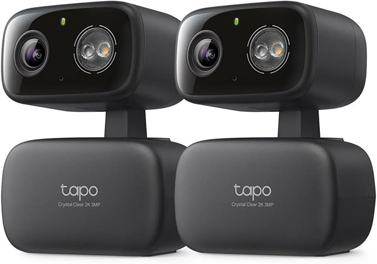 imageTapo 2K 3MP PanTilt IndoorOutdoor Security Camera  Free PersonBaby Cry Detect ampamp Motion Track 360 Pan Color Night Vision SDCloud Storage Works wAlexa ampamp Google Home HybridCam 360Black
