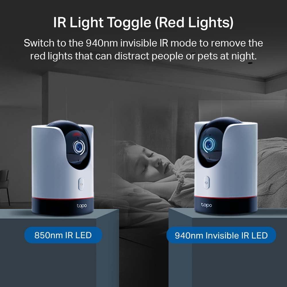 imageTapo 4K PanTilt Indoor Security Camera for Baby Monitor Dog Camera wMotion Detect and Track 360 Pan Color Night Vision SDCloud Storage Works wAlexa Google and Bixby RoomCam 4K2K QHD  HomeKit Compatible