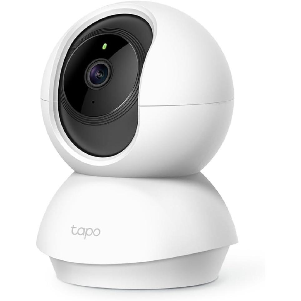 imageTapo 1080p PanTilt IndoorOutdoor Security Camera  Free PersonBaby Cry Detect ampamp Motion Track 360 Pan Color Night Vision SDCloud Storage Works wAlexa ampamp Google Home HybridCam 360White