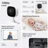 imageTapo 1080p IndoorOutdoor Security Camera  Free PersonMotionBaby Cry Detection Color Night Vision IP65 Weatherproof SDCloud Storage Works wAlexa ampamp Google Home HybridCamWhite